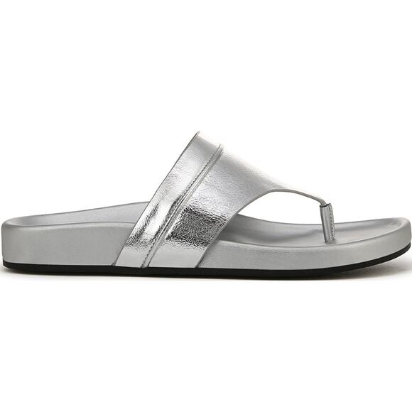 Franco Sarto Brooks Silver Sandal Size 8 New In Box NWT - Picture 2 of 11